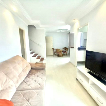 Apartamento duplex mobiliado para alugar em Moema de 74 metros quadrados 2 suítes 2 vagas lazer comp