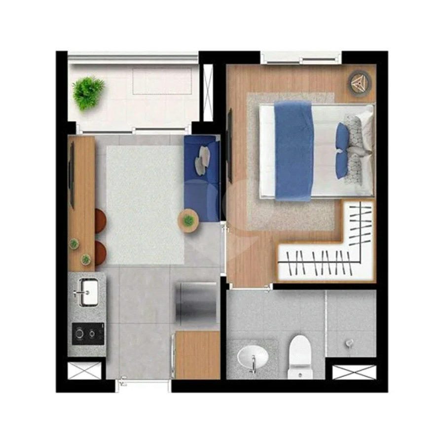 Apartamentos Studio com 1 banheiro ,SEM VAGA DE GARAGEM. Próximo ao metrô Portaria 24 horas Academia Piscina Salão de festas Piso tátil Lavanderia no prédio Espaço gourmet na área comum Área verde.