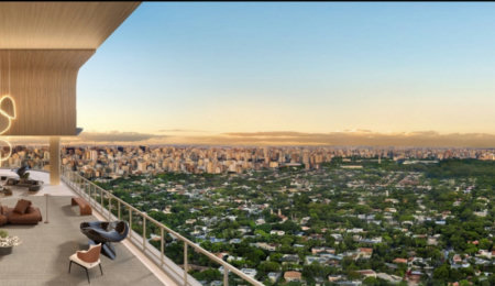 Apartamento debruçado sobre o verde do Jardim Europa