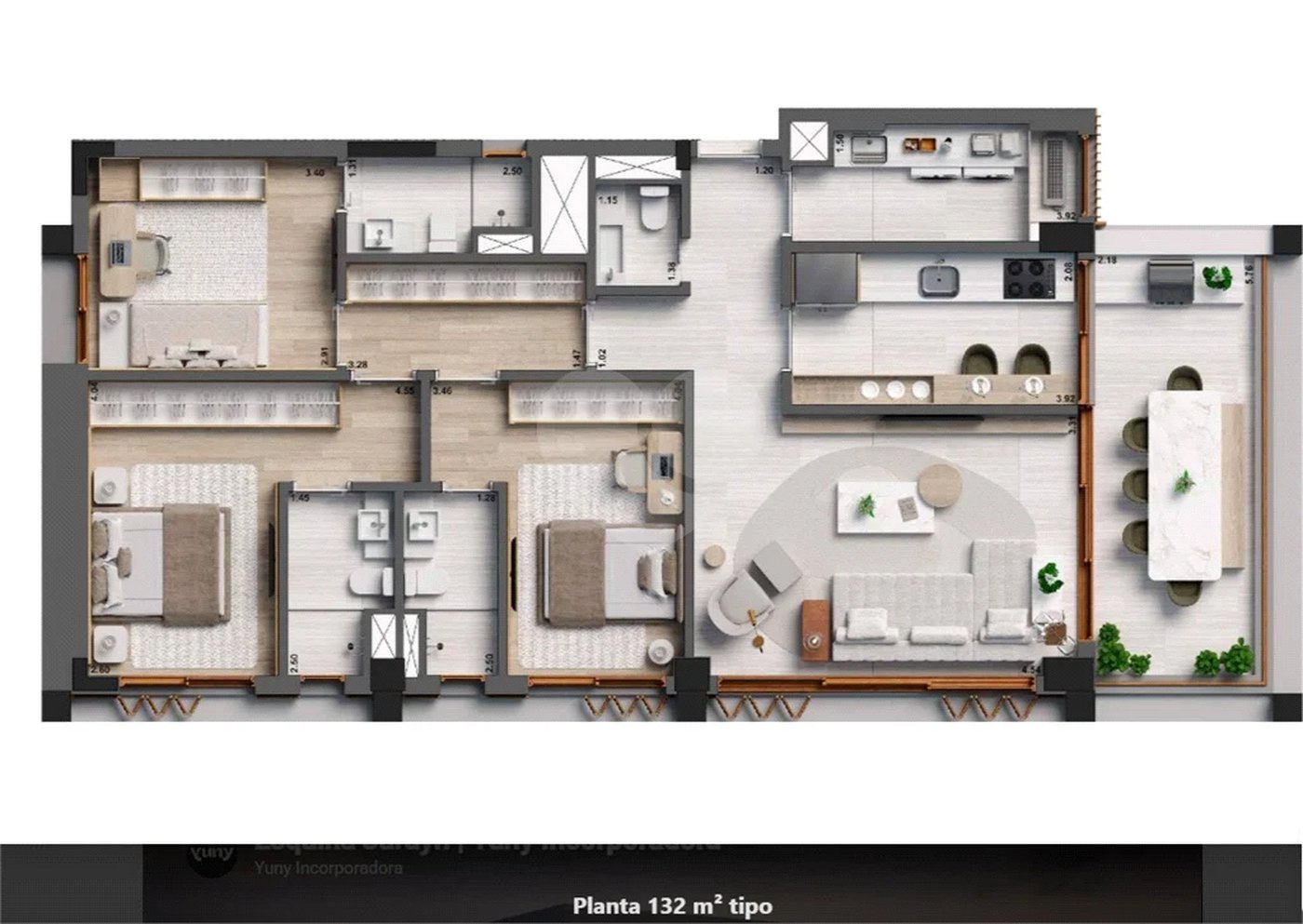 Apartamento à venda com 3 suítes em Jardim Paulista, São Paulo, SP