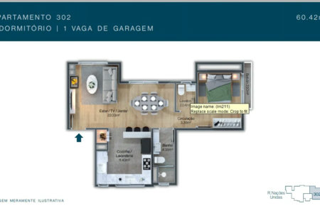 Cobertura 1 quarto em Gramado-RS - Ótima oportunidade de investimento!