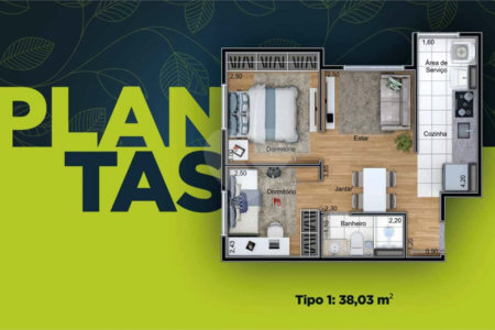 Apartamento à venda com 2 quartos em Jardim Vivan, São Paulo, SP