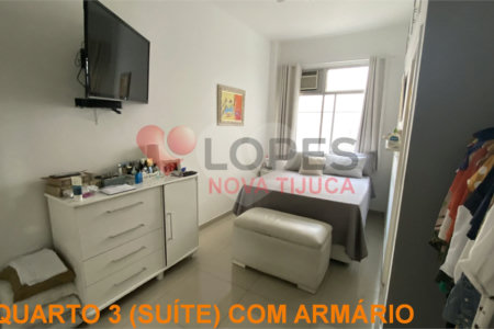 Apartamento à venda com 3 quartos, sendo 1 suíte, em Tijuca, Rio de Janeiro, RJ
