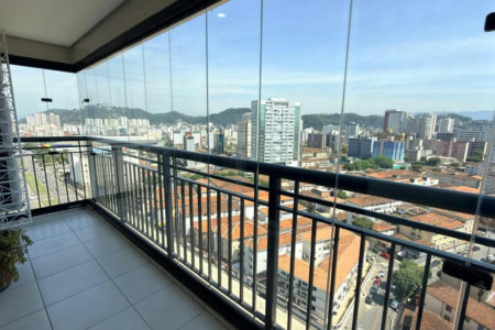 Apartamento com 3 dormitórios à venda, 80 m² por R$ 890.000,00 - Gonzaga - Santos/SP