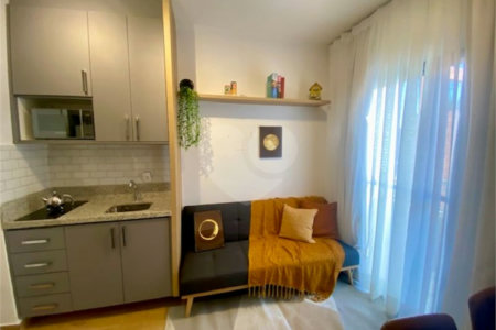 Apartamento à venda ou para alugar com 1 quarto em Vila Olímpia, São Paulo, SP