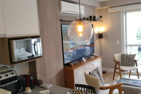 Apartamento à venda com 1 quarto em Brooklin Paulista, São Paulo, SP