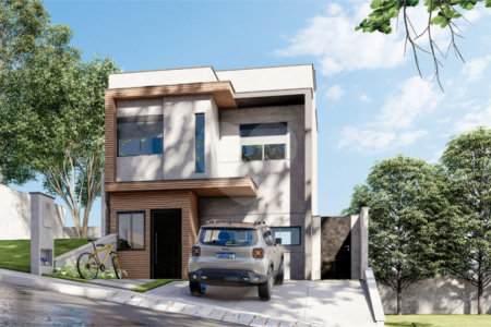 Casa à venda com 3 quartos, sendo 1 suíte,  no condomínio Residencial Kimbali Atibaia, Atibaia - SP