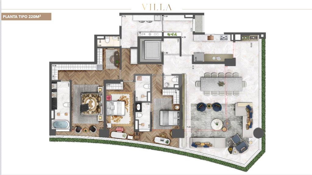 Apartamento à venda com 3 suítes em Moema, São Paulo, SP