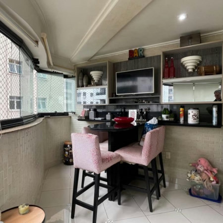 Apartamento com 4 dormitórios à venda, 281 m² por R$ 2.300.000,00 - Boqueirão - Santos/SP