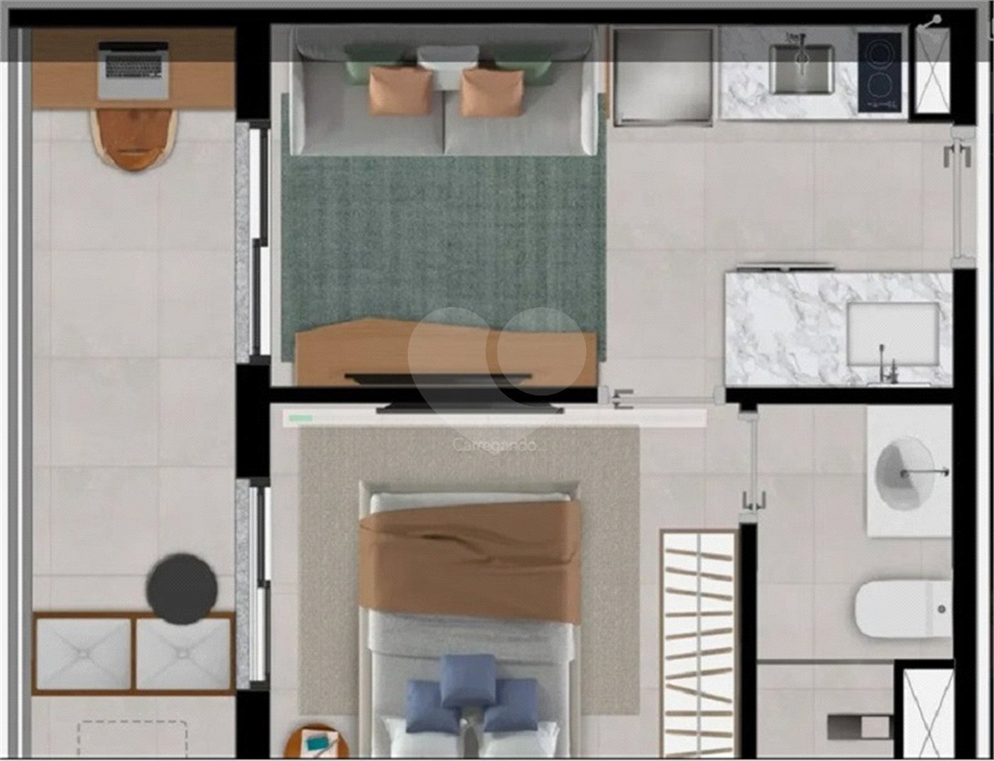 Apartamento à venda com 1 quarto em Pinheiros, São Paulo, SP