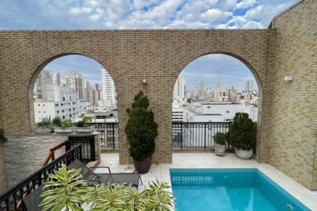 Cobertura com 3 dormitórios à venda, 437 m² por R$ 4.799.999,99 - Gonzaga - Santos/SP