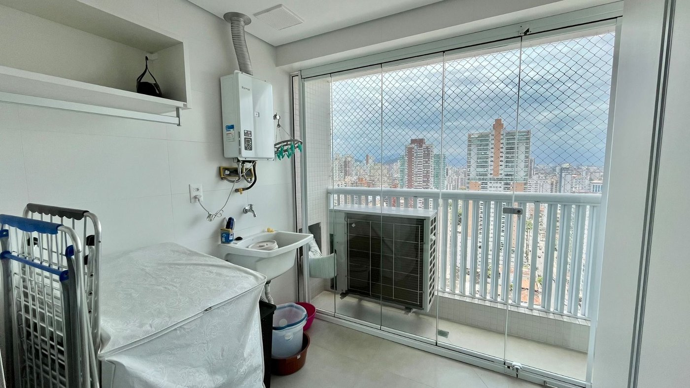 Apartamento com 3 dormitórios à venda, 134 m² por R$ 2.770.000,00 - Boqueirão - Santos/SP
