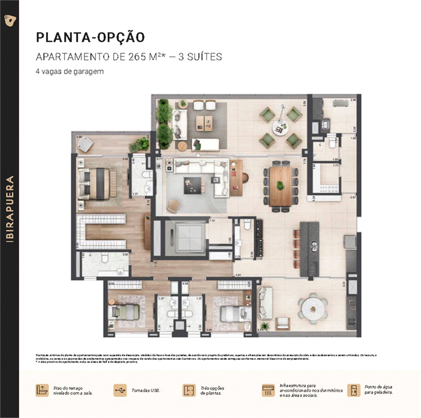 Apartamento à venda com 3 suítes em Chácara Itaim, São Paulo, SP