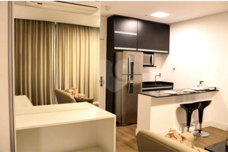 Apartamento para alugar com 1 quarto em Vila Olímpia, São Paulo, SP