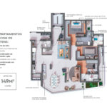 Apartamento à venda com 3 suítes em Parque Residencial Aquarius, São José dos Campos, SP