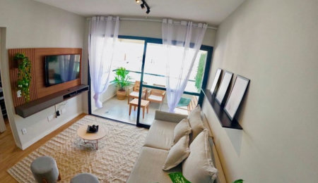 Apartamento com 2 dormitórios à venda, 78 m² por R$ 420.000,00 - Vila Júlia - Guarujá/SP