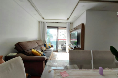 Imóvel de 85m² 2 quartos grandes e 1 menor, sala de 2 ambientes, piscina 1 vaga de garagem Perdizes