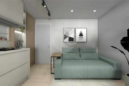 Apartamento à venda com 1 quarto no Centro, Mogi das Cruzes, SP