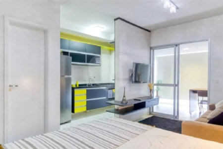 Apartamento à venda com 1 quarto em Indianópolis, São Paulo, SP