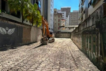 Terreno para alugar, 480 m² por R$ 35.000,00/mês - Gonzaga - Santos/SP
