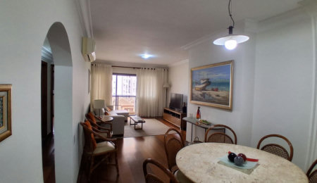 Apartamento com 3 dormitórios para alugar, 135 m² por R$ 6.500,00/mês - Pompéia - Santos/SP
