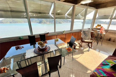 apartamento pé na areia com vista total para o mar em são vicente