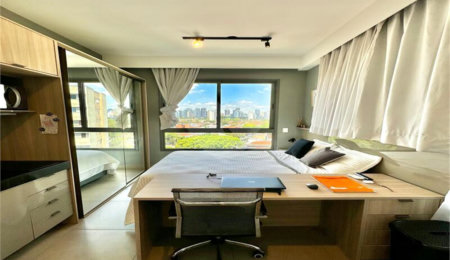 Apartamento para alugar com 1 suíte em Vila Olímpia, São Paulo, SP