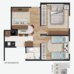 Apartamento à venda com 1 quarto em Vila Mazzei, São Paulo, SP