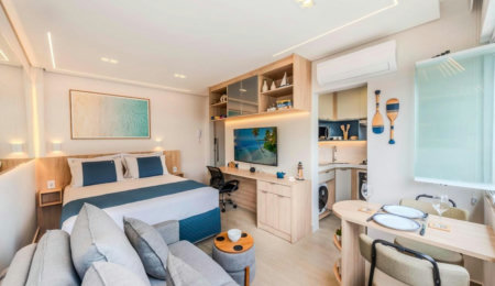 Apartamento com 1 dormitório à venda, 31 m² por R$ 550.000,00 - Boqueirão - Santos/SP