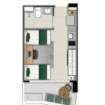 Apartamento à venda com 1 suíte em Butantã, São Paulo, SP