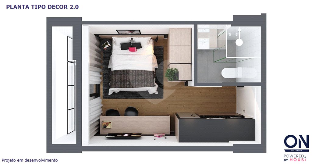 Studio à venda com 1 suíte em Indianópolis, São Paulo, SP
