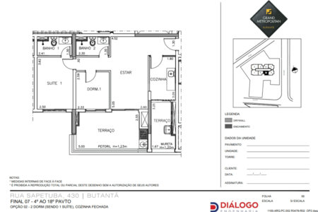 Apartamento à venda com 2 quartos, sendo 1 suíte, em Butantã, São Paulo, SP