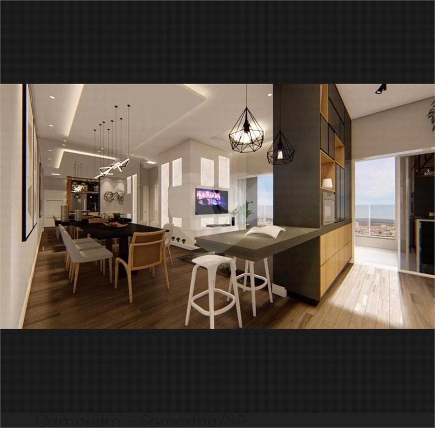 Apartamento à venda com 3 quartos, sendo 1 suíte,  em Parque Campolim, Sorocaba, SP