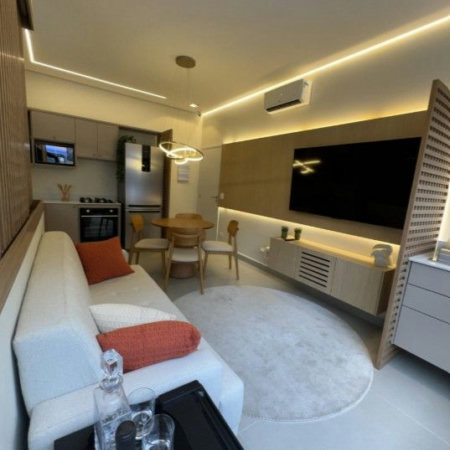 Apartamento à venda, 37 m² por R$ 368.744,00 - Centro - São Vicente/SP