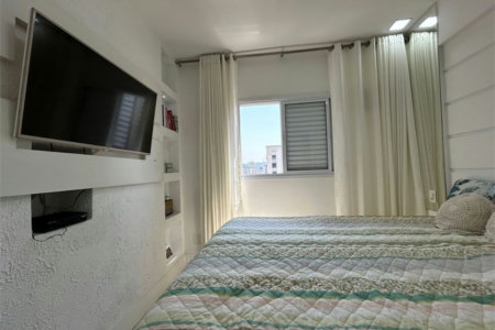 Apartamento com 3 dormitórios à venda, 110 m² por R$ 950.000,00 - Campo Grande - Santos/SP