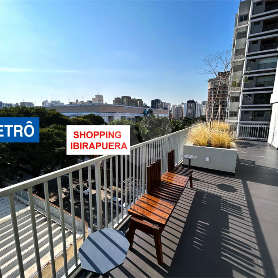 Studio para alugar com 1 suíte em Indianópolis, São Paulo, SP