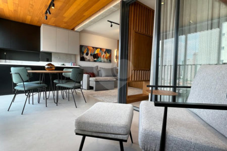Apartamento com 45m2 para venda com 01 dormitórios e 01 vaga na Vila Olímpia