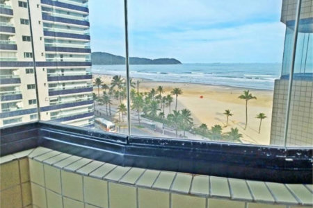 Apartamento Residencial à venda, Vila Guilhermina, Praia Grande - AP0254.