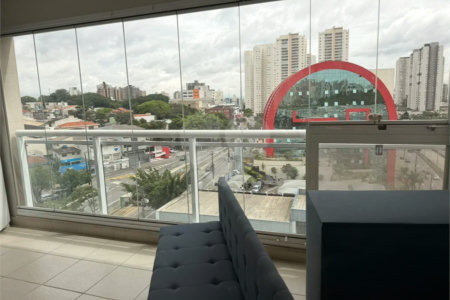 FLAT PREMIUM MOBILIADO NO MONDIAL HOME STAY | CENTRO DE SÃO BERNARDO DO CAMPO | 42 m² | VISTA LIVRE | 1 VAGA