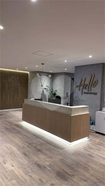Apartamento com 33m2 - cozinha - 1 quarto - home office - varanda - em Higienópolis.