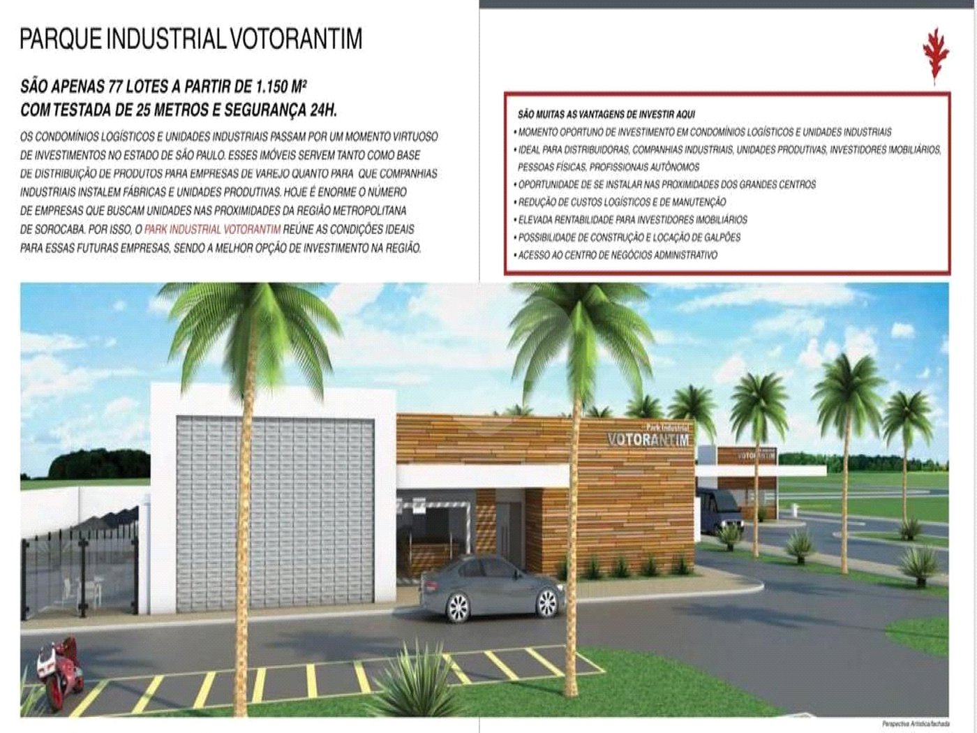 Terreno à venda no condomínio Park Industrial Votorantim, Votorantim - SP