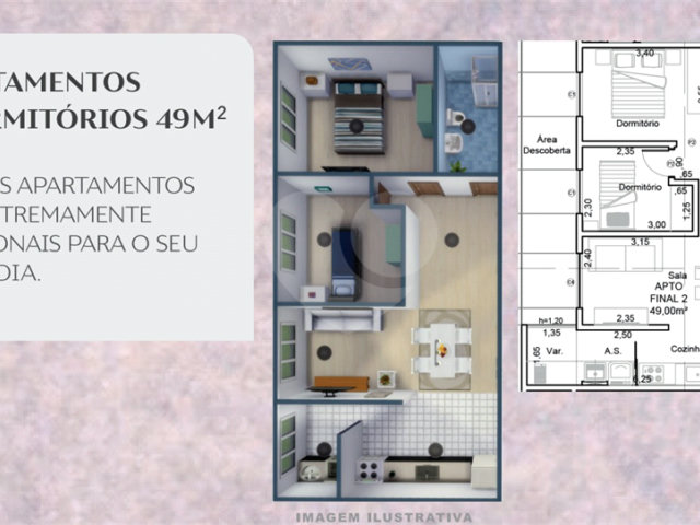 Apartamento à venda com 2 quartos em Tucuruvi, São Paulo, SP