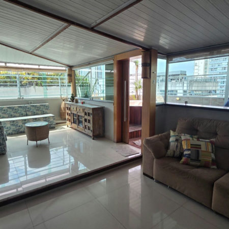Cobertura com 3 dormitórios à venda, 262 m² por R$ 1.800.000,00 - Pompéia - Santos/SP
