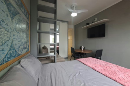 Apartamento com 1 dormitório à venda, 26 m² por R$ 340.000,00 - Aparecida - Santos/SP