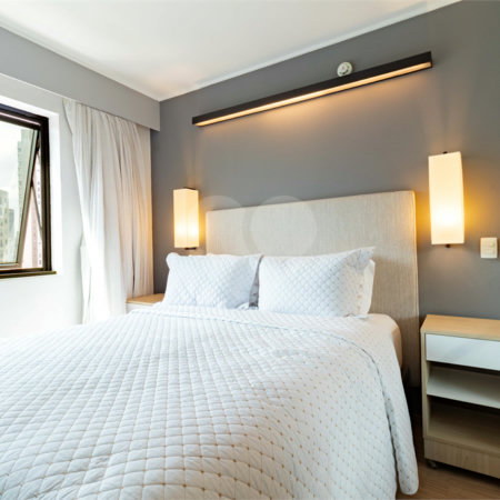 Flat à venda com 1 suíte em Indianópolis, São Paulo, SP