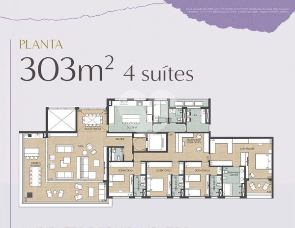 Apartamento 303m² 1