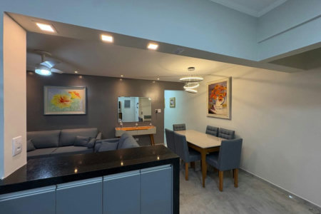 Apartamento com 2 dormitórios à venda, 96 m² por R$ 1.065.000,00 - Aparecida - Santos/SP