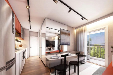 Apartamento à venda com 1 quarto em Perdizes, São Paulo, SP