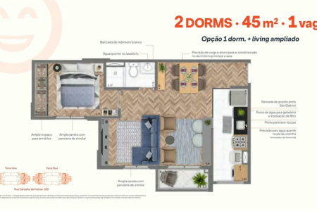 Apartamento à venda com 2 quartos em Vila Andrade, São Paulo, SP