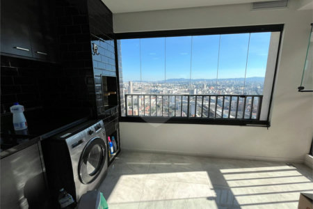 Apartamento no Brás repleto de lazer com 50 m² com 2 dormitórios e 1 vaga, Estuda Permuta